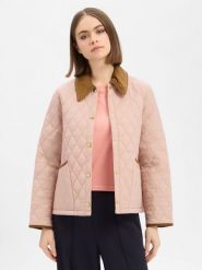 Barbour kurtka pikowana - Liddesdale Quilted Kobiety różowy, 38. Czerwone kurtki Barbour, bez wzorów, ze sztruksu, bez kaptura. Za 799.95 zł.