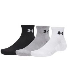 Unisex skarpetki Under Armour UA Performance Cotton 3p Qtr. Białe skarpety Under Armour, bez wzorów, z bawełny. Za 83.15 zł.