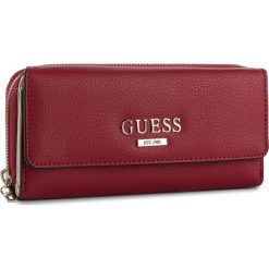 Duży Portfel Damski GUESS - Alma (VG) Slg SWVG74 01620 RED. Czerwone portfele Guess, bez wzorów, ze skóry ekologicznej. Za 279.00 zł.