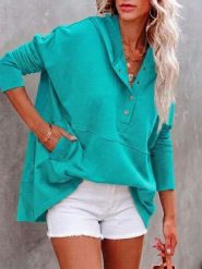 LA Angels Bluza w kolorze turkusowym rozmiar: M. Niebieskie bluzy LA Angels, m, bez wzorów, z kapturem. Za 175.26 zł.