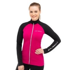 Bluza dresowa termoaktywna rozpinana damska Brubeck Athletic. Czarne bluzy Brubeck, l, bez wzorów, z dresówki, bez kaptura. Za 239.99 zł.