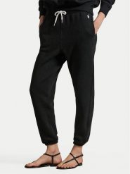 Polo Ralph Lauren Spodnie dresowe 211971700003 Czarny Tapered Fit. Czarne spodnie dresowe Polo Ralph Lauren, m, bez wzorów, z dresówki. Za 729.99 zł.