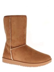 ISLAND BOOT Botki zimowe w kolorze jasnobrązowym rozmiar: 39. Brązowe botki Island Boot, na zimę, bez wzorów, z materiału, bez obcasa, bez zapięcia. Za 162.87 zł.