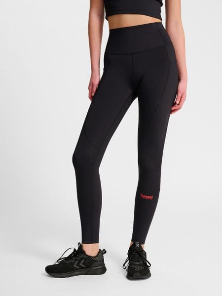 Damskie legginsy Hummel Hiit Intensity. Czarne legginsy Hummel, m, bez wzorów, z materiału, z standardowym stanem. Za 232.50 zł.
