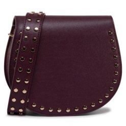 QUAZI RX0578 Bordowy. Czerwone torebki klasyczne QUAZI, bez wzorów, ze skóry ekologicznej, bez dodatków. Za 149.99 zł.