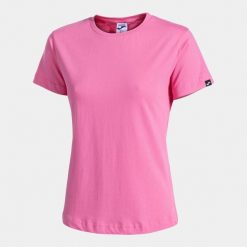 T-shirt damski Joma Desert Pink, krótki rękaw, 100% bawełna, XL. Czerwone t-shirty Joma, xl, bez wzorów, z bawełny, bez kołnierzyka, bez ramiączek. Za 130.99 zł.