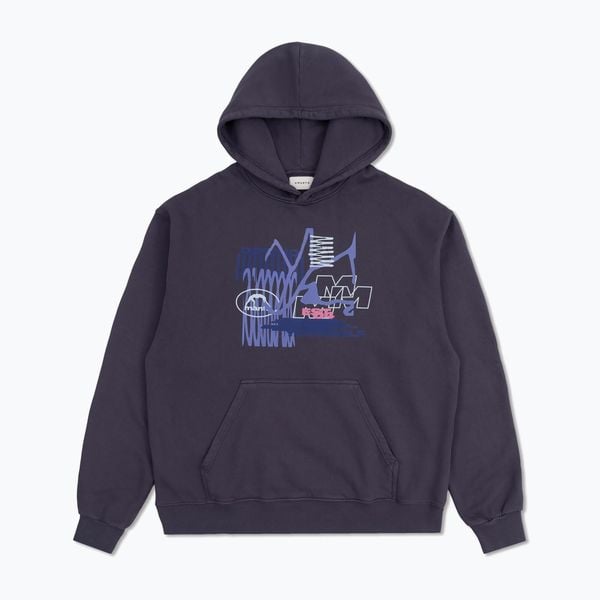 Bluza MANTO Wire. Niebieskie bluzy MANTO, m, bez wzorów, z bawełny, bez kaptura. Za 279.99 zł.