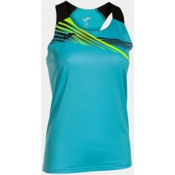 Joma Elite X Top Damski Turkusowo-Czarny S. Czarne topy Joma, s, bez wzorów, bez kołnierzyka, bez ramiączek. Za 189.99 zł.