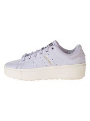 Adidas Skórzane sneakersy "Stan Smith Bonega X" w kolorze fioletowym rozmiar: 36 2/3. Różowe trampki Adidas, bez wzorów, bez zapięcia. Za 314.95 zł.
