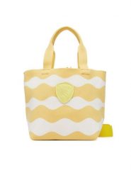 Blauer Torebka S6XSBASKET01/KNI Żółty. Żółte shopper Blauer, bez wzorów, z materiału, bez dodatków. Za 339.99 zł.