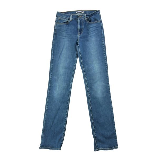 Levi Strauss damskie jeansy 721 High Rise proste. Niebieskie jeansy Levi's®, l, bez wzorów, z podwyższonym stanem. Za 127.76 zł.
