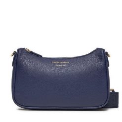 Torebka Emporio Armani. Niebieskie listonoszki Emporio Armani, bez wzorów, bez dodatków. Za 419.99 zł.