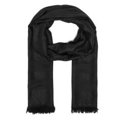 Szal Armani Exchange. Czarne szaliki Armani Exchange, bez wzorów. Za 404.99 zł.