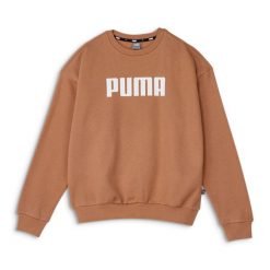 Puma Bluza Ess Fl 84721146. Brązowe bluzy Puma, xs, bez wzorów, z dresówki, bez kaptura. Za 134.99 zł.