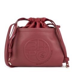 Torebka Beverly Hills Polo Club. Czerwone listonoszki Beverly Hills Polo Club, bez wzorów, bez dodatków. Za 219.99 zł.