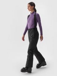 4F Spodnie narciarskie w kolorze czarnym rozmiar: L. Czarne spodnie narciarskie 4f, l, bez wzorów, narciarskie, primaloft. Za 438.21 zł.