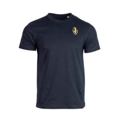 Koszulka Pogoń Szczecin - Gryf. Bluzki POGOŃ, m, bez wzorów, z bawełny, sportowe, bez kołnierzyka, bez ramiączek. Za 79.99 zł.