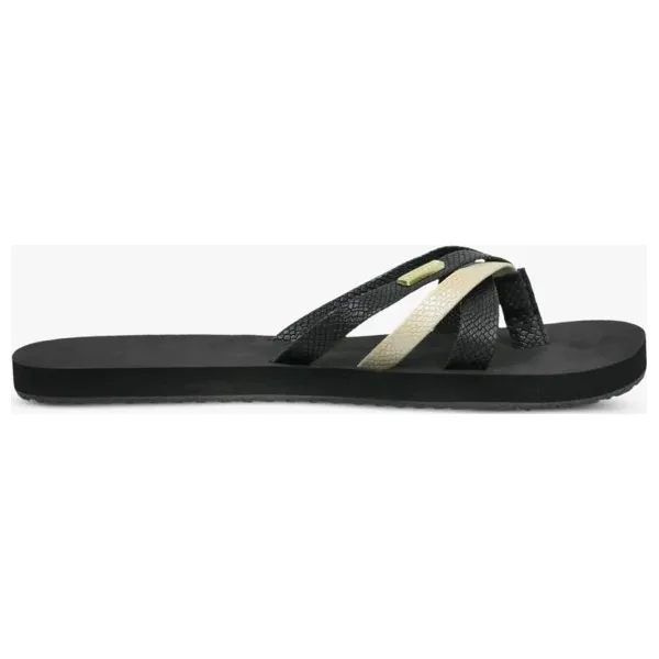 Symbiosis Lucia Japonki buty damskie, czarny, rozmiar 6. Czarne klapki Symbiosis, z aplikacjami, ze skóry, bez obcasa. W wyprzedaży za 33.99 zł.