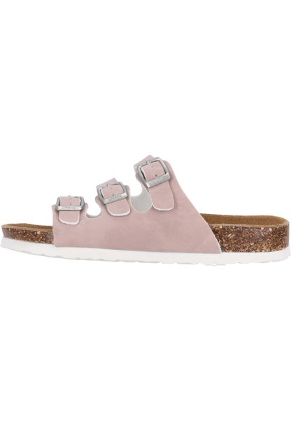 Sandały damskie Cruz Santa. Czerwone sandały CRUZ, bez wzorów, z materiału, eleganckie, bez obcasa, bez zapięcia. Za 135.00 zł.