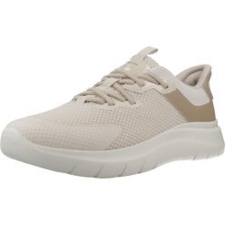 Buty GEOX D PLUMMERY PLUS Beżowy. Brązowe obuwie sportowe Geox, bez zapięcia. Za 386.99 zł.