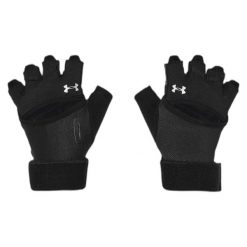 Rękawiczki treningowe damskie Under Armour M'S Weightlifting. Czarne rękawiczki Under Armour, bez wzorów. Za 109.99 zł.