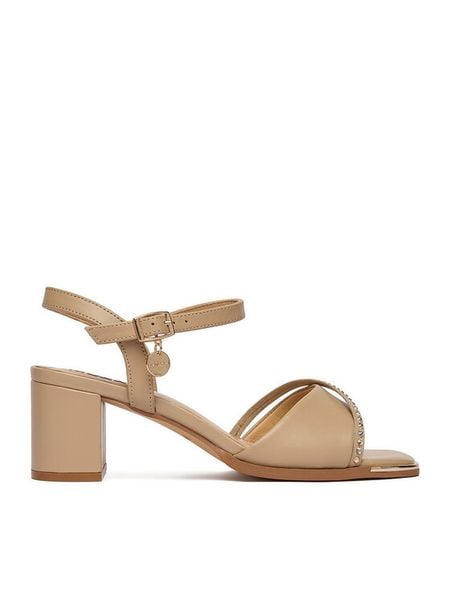 MEXX Sandały EO-WS1161-05 Beżowy. Brązowe sandały Mexx, bez wzorów, ze skóry, bez obcasa, na słupku, bez zapięcia. Za 232.99 zł.