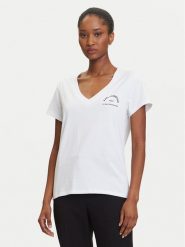 KARL LAGERFELD T-Shirt A3W17104 Biały Regular Fit. Białe t-shirty KARL LAGERFELD, xxl, bez wzorów, z bawełny, bez kołnierzyka, bez ramiączek. Za 379.99 zł.