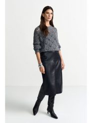 Rich & Royal Sweter w kolorze szarym rozmiar: XL. Szare swetry Rich & Royal, xl, bez wzorów, z wełny, bez ramiączek. Za 324.95 zł.