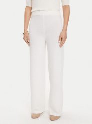 Max Mara Leisure Spodnie dzianinowe Epopea 24263360 Biały Relaxed Fit. Białe spodnie dresowe Max Mara Leisure, xl, bez wzorów, z dzianiny. Za 619.99 zł.