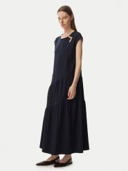 Liu Jo Sport Sukienka codzienna TA6237 J3855 Granatowy Relaxed Fit. Niebieskie sukienki Liu Jo Sport, na co dzień, l, bez wzorów, z bawełny, sportowe, bez kołnierzyka, bez ramiączek, proste. Za 599.99 zł.