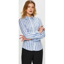 Trussardi Jeans - Koszula. Niebieskie koszule Trussardi Jeans, bez wzorów, z bawełny, casualowe, bez kołnierzyka, bez ramiączek. W wyprzedaży za 429.90 zł.