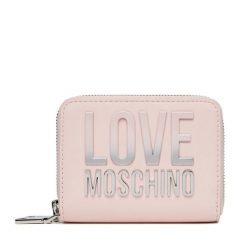 Duży Portfel Damski LOVE MOSCHINO. Czerwone portfele Love Moschino, bez wzorów. Za 579.99 zł.