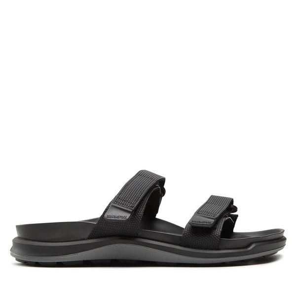 Klapki Birkenstock. Brązowe klapki Birkenstock, bez wzorów, bez obcasa. Za 549.99 zł.