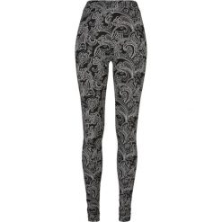 Legginsy damskie Urban Classics Soft AOP. Czerwone legginsy Urban Classics, m, bez wzorów, z dżerseju. Za 76.15 zł.