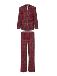 Polo Ralph Lauren Piżama 4P8043 Czerwony Relaxed Fit. Czerwone piżamy Polo Ralph Lauren, bez wzorów, z bawełny, bez ramiączek. Za 799.99 zł.