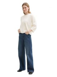 Tom Tailor Sweter w kolorze kremowym rozmiar: XL. Brązowe swetry Tom Tailor, xl, bez wzorów, ze splotem, bez ramiączek. Za 110.04 zł.