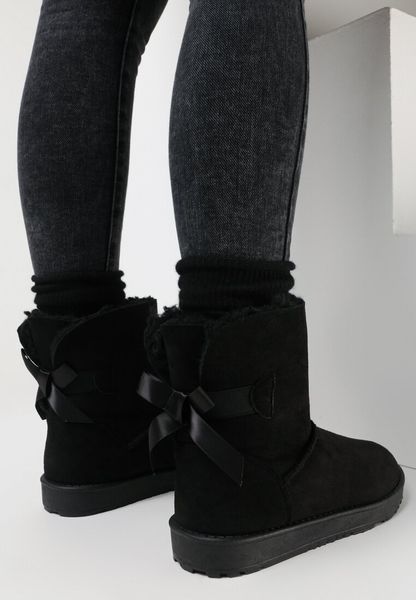 Czarne Śniegowce Phelis. Czarne trapery i śniegowce Born2be. Za 79.99 zł.