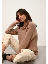 Just Cashmere Kaszmirowy sweter "Blantyre" w kolorze karmelowym rozmiar: M. Brązowe golfy Just Cashmere, m, bez wzorów, z kaszmiru, bez ramiączek. Za 360.06 zł.