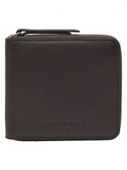 Liebeskind Berlin Skórzany portfel w kolorze brązowym - 11 x 10 x 2 cm rozmiar: onesize. Brązowe portfele Liebeskind Berlin, bez wzorów, z materiału. Za 214.95 zł.