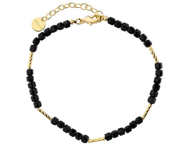 Bransoletka z mosiądzu pozłacana ze spinelami. Bransoletki Artelioni, pozłacane. Za 139.00 zł.