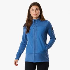 Bluza polarowa Wędrówki damska Swedemount Trondheim Wind Mid Layer Full Zip. Niebieskie bluzy SWEDEMOUNT, na zimę, bez wzorów, z polaru, bez kaptura. W wyprzedaży za 222.00 zł.
