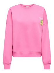 ONLY Bluza w kolorze różowym rozmiar: S. Różowe bluzy Only, s, bez wzorów, bez kaptura. Za 86.99 zł.