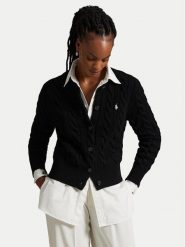 Polo Ralph Lauren Kardigan 211972104005 Czarny Slim Fit. Czarne kardigany Polo Ralph Lauren, xxl, bez wzorów, z wełny. Za 1,199.00 zł.