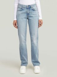 G-Star Dżinsy - Regular fit - w kolorze błękitnym rozmiar: W27/L32. Niebieskie jeansy G-Star, l, z aplikacjami. Za 267.92 zł.