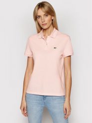 Lacoste Polo PF7839 Różowy Regular Fit. Czerwone koszulki polo Lacoste, bez wzorów, z bawełny, bez kołnierzyka, bez ramiączek. Za 479.99 zł.