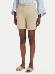 Gant Szorty materiałowe 4020130 Beżowy Regular Fit. Brązowe szorty GANT, bez wzorów, z bawełny. Za 462.99 zł.