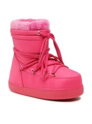 Jenny Fairy Śniegowce WS19002-06 Różowy. Czerwone trapery i śniegowce Jenny Fairy, z materiału. Za 199.99 zł.