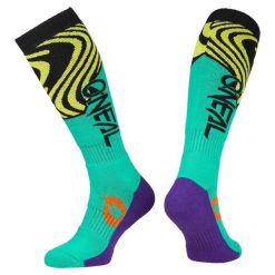 Skarpety narciarskie snowboardowe unisex O'neal Pro Sock. Fioletowe skarpety O'NEAL, bez wzorów, z elastanu. Za 69.00 zł.