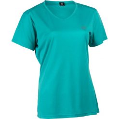 Koszulka damska z dekoltem w serek Élémenterre Astana. Niebieskie koszulki sportowe Elementerre, bez wzorów, bez ramiączek. Za 121.50 zł.