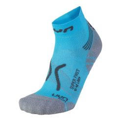 Skarpety do biegania LADY RUN SUPER FAST SOCKS r.41-42. Niebieskie skarpety Uyn, bez wzorów. Za 84.99 zł.